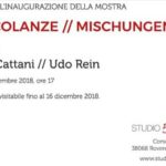 Silvio Cattani - Udo Rein. Mescolanze - Mischungen