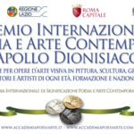 L’Annuale Internazionale di Poesia e Arte Contemporanea Apollo dionisiaco invita alla celebrazione del senso della bellezza a Roma