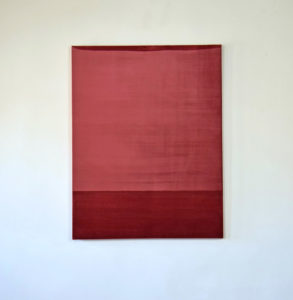 Giacomo Segantin, Velvet Paintings, 2019, velluto inclinato, 100 x 60 cm, courtesy of artist (installation view Fondazione Bevilacqua la Masa, Venezia)