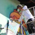 Un nuovo murales di SteReal colora Sant'Angelo il Paese delle Fiabe