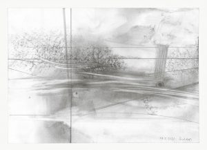 Gerhard Richter, 19.1.20 21, 2021, pencil and graphite on paper; paper: 210 x 297 mm, framed: 300 x 420 mm; copyright - © Gerhard Richter 2021 (19032021), courtesy - The Artist