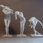 Falling up Mostra di sculture di carta di Ivan Marcovic