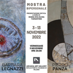 Mostra bi-personale Pietro Panza e Barbara Legnazzi