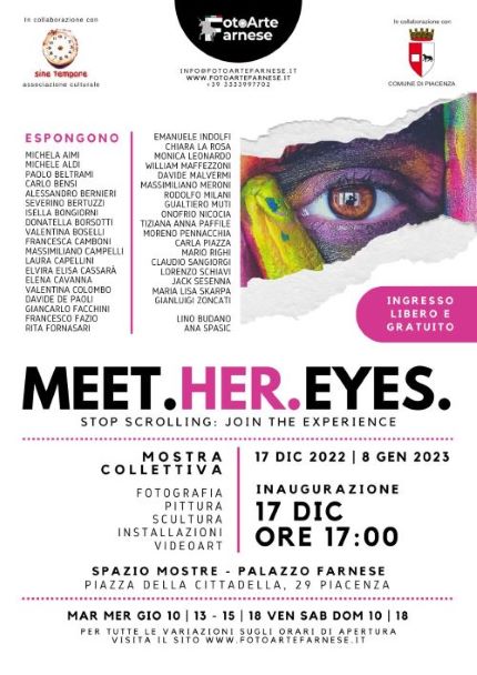 MOSTRA COLLETTIVA MEET.HER.EYES. – Incontra il suo sguardo