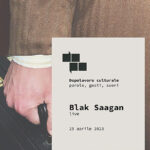 Blak Saagan live, performance sonora e visuale