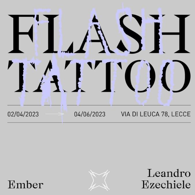 Ember ed Ezechiele Leandro. Flash Tattoo