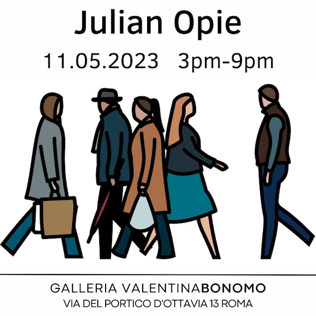 Julian Opie.Walking Figures 2023