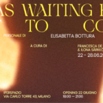 I was waiting for art to come di Elisabetta Bottura
