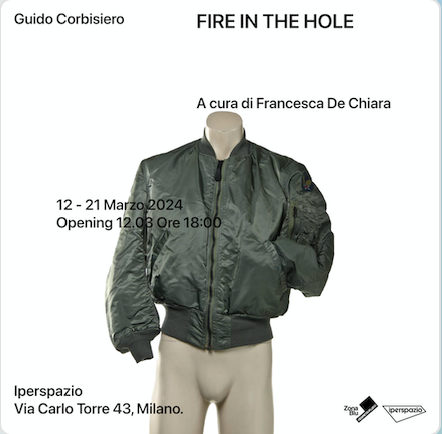 FIRE IN THE HOLE | Personale di Guido Corbisiero